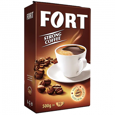 Produse Horeca - Cafea macinata, Fort, pachet vidat, 500 g
