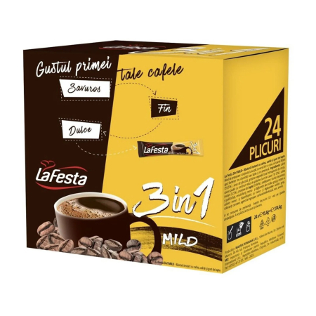 Cafea - Cafea Solubila 3in1 La Festa Mild 24 plicuri x 15,6 g