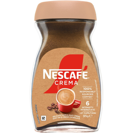 Cafea - Cafea solubila, Nescafe Crema, 95 g