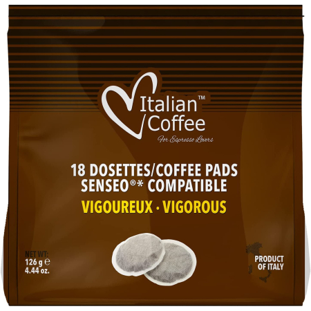 Cafea Vigoroso, 18 paduri compatibile Senseo®*, Italian Coffee [6]