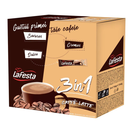 Cafea - Caffe Latte 3in1 La Festa 24 plicuri x 15,6 g