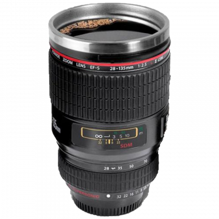 Cana in forma de obiectiv foto, 450 ml [0]