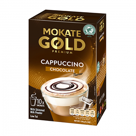 Cappuccino instant cu ciocolata, Mokate, 10 x 14 g [0]