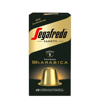 Bacanie - Capsule aluminiu Segafredo Espresso Arabica compatibile Nespresso, 10 capsule