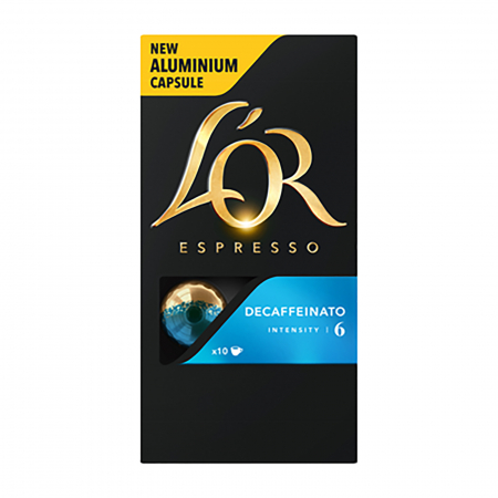 Cafea - Capsule cafea compatibile Nespresso, L'OR Decofenizata , 10 capsule