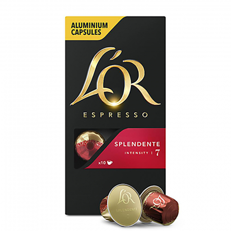 Produse Horeca - Capsule cafea compatibile Nespresso, L'OR Splendente, 10 capsule