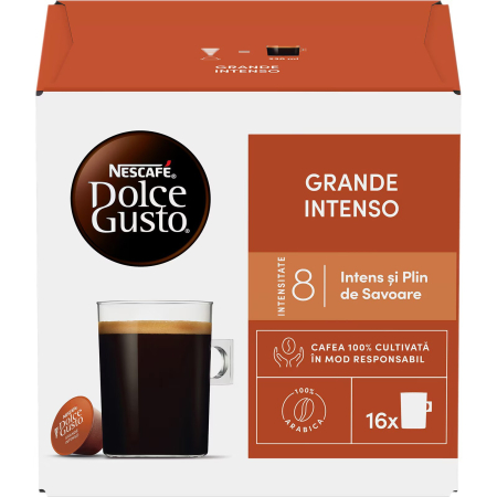 Bacanie - Capsule Nescafé Dolce Gusto Grande Intenso, 16 capsule, 133 g