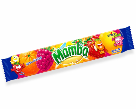 Noutati! - Caramele cu arome de fructe, Mamba, 106 g