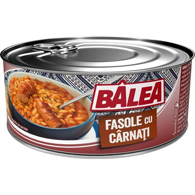 Conserve - Fasole cu Carnati, Balea, 300 g-Vivomarket.ro