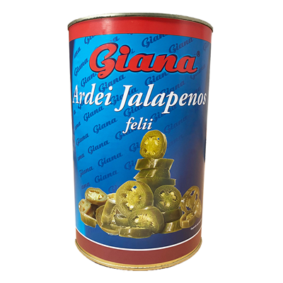 Produse Horeca - Ardei Jalapeno Felii, GIANA, 4 kg-Vivomarket.ro