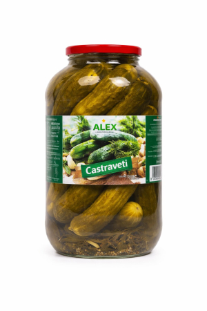 Conserve - Castraveti Murati, 12-15 cm, Alex Star, 4.1 kg