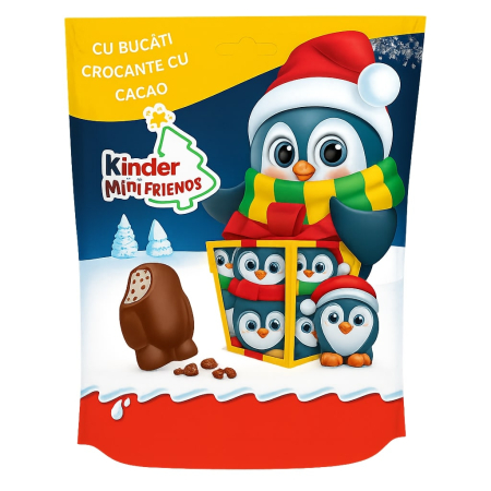 Noutati! - Mini Friends Crunchy Biscuits, Kinder, 122 g-Vivomarket.ro