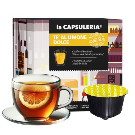 Ceaiuri - Ceai de Lamaie, 16 capsule compatibile Dolce Gusto - Capsuleria