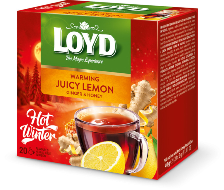 Cafea & Ceai - Ceai de lamaie, ghimbir si miere LOYD, 40 g