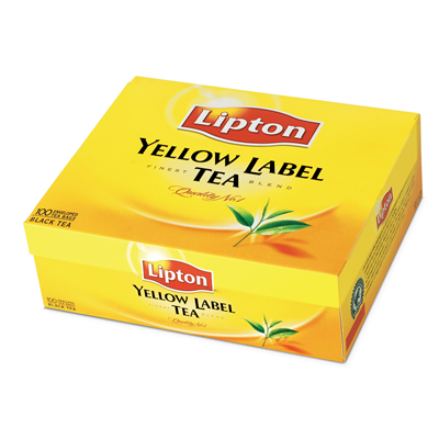 Bacanie - Ceai Lipton Yellow Label 180 g, 100 bucati
