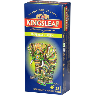Noutati! - Ceai Premium Verde Imperial,Basilur Kingsleaf, 50 g, 25 plicuri