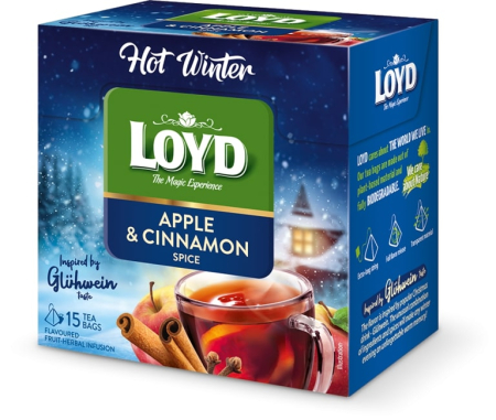 Produse Horeca - Ceai Apple & Cinnamon spice, 15 pliculete, Loyd-Vivomarket.ro