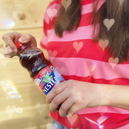 Ceai verde cu suc de capsuni si Aloe Vera, Nestea, 1.5 L [2]