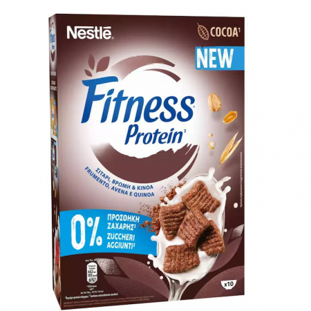 Cereale - Cereale cu gust de cacao, Fitness Protein, fara zaharuri adaugate, 310 g-Vivomarket.ro