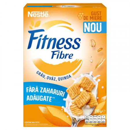 Cereale - Cereale cu gust de miere Fitness Fibre, 310 g-Vivomarket.ro