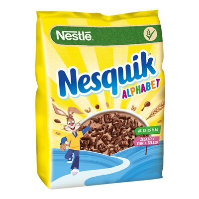 Cereale - Cereale integrale mic dejun Nesquik Alphabet, 400 g