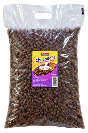 Bacanie - Cereale Rommac Bile cu Cacao, pentru Mic Dejun, HoReCa, 2,5 kg