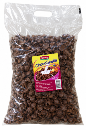 Bacanie - Cereale Rommac Scoici cu Cacao, pentru Mic Dejun, HoReCa, 2,5 kg