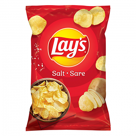 Bacanie - Chipsuri din Cartofi cu Sare, 6 buc x 60 g, LAY'S