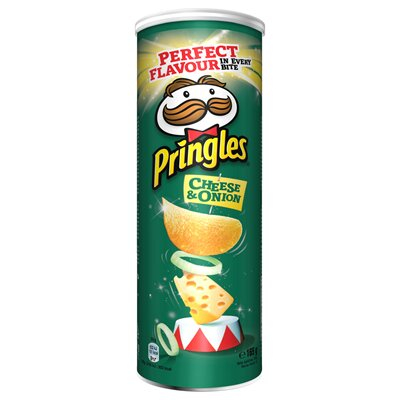 Chipsuri & Snacksuri - Chipsuri din Cartofi cu gust de Branza si Ceapa, Pringles, 165 g