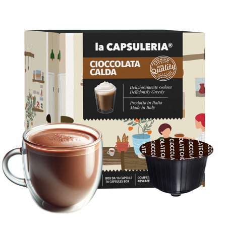 Cafea - Ciocolata Calda, 16 capsule compatibile Dolce Gusto - Capsuleria