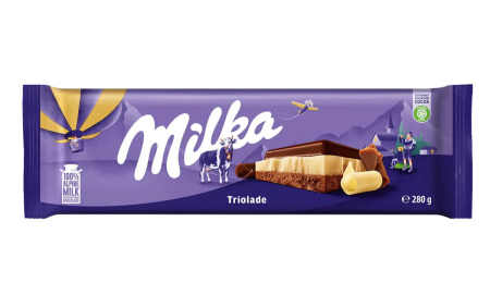 Noutati! - Ciocolata Milka, Triolade, 280 g-Vivomarket.ro