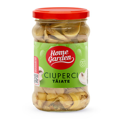 Conserve - Ciuperci Taiate, Home Garden, 280 g