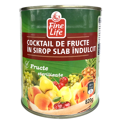 Produse Horeca - Cocktail Fructe, Fine Life, 820 g-Vivomarket.ro