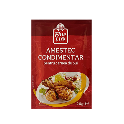Condimente & Mixuri - Condiment pentru Pui, 5 x 20 g, Fine Life