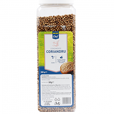 Bacanie - Coriandru Boabe, 300 g, Metro Chef