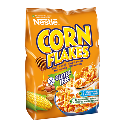 Bacanie - Corn Flakes cu Miere,  450 g, Nestle