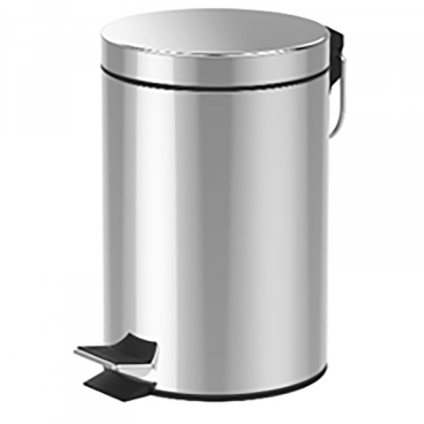 Curatenie & Intretinere - Cos de Gunoi din inox cu Pedala, 5 L, Aro