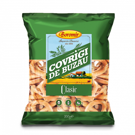 Chipsuri & Snacksuri - Covrigi de Buzau traditionali, Boromir, 250g