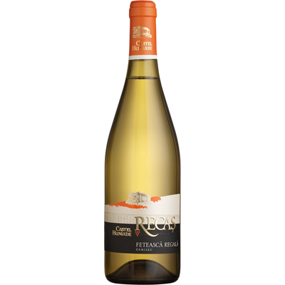 Bauturi - Vin Alb Recas Castel Huniade, Feteasca Regala, Demisec, 0.75l