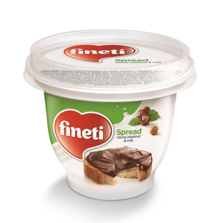 Dulceata, Miere & Crema tartinabila - Crema cu cacao si alune de padure, Fineti, 200 g-Vivomarket.ro