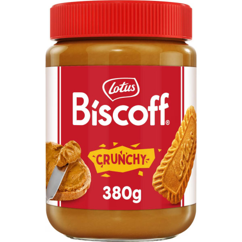 Bacanie - Crema de biscuiti Biscoff, Crunchy Lotus, 380 g