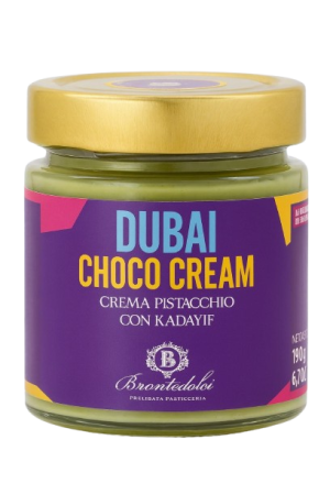 Produse alimentare/Bacanie - Crema de fistic si cataif Dubai Choco Cream, Brontedolci, 190 g