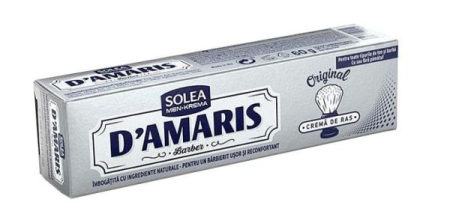 Ingrijire personala & Cosmetice - Crema de Ras Original, 60 g, D'AMARIS