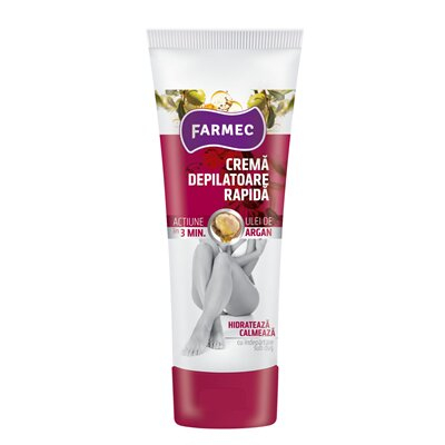 Ingrijire personala & Cosmetice - Crema Depilatoare cu Ulei Argan, Farmec, 150 ml-Vivomarket.ro