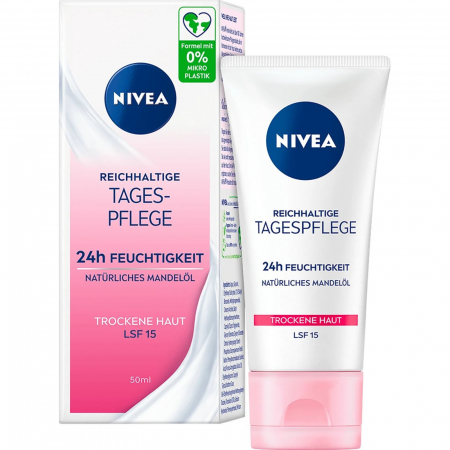 Ingrijire ten - Crema nutritiva pentru tenul uscat cu SPF 15, 50 ml