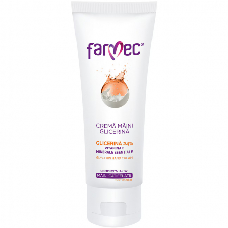 Noutati! - Crema de maini cu glicerina Farmec, 40ml