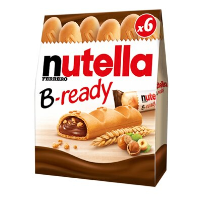 Noutati! - Batoane cu crema de ciocolata si alune Nutella B-Ready, 132 g-Vivomarket.ro
