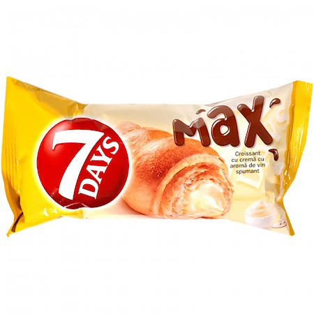 Produse Horeca - 7 DAYS Croissant Max Vin Spumant, bax 20 buc x 85 g
