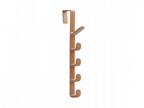Cuier pentru usa cu 5 carlige, 28cm, plastic, Eurobatt [1]