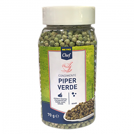 Condimente & Mixuri - Piper verde boabe, Metro Chef, 70 g